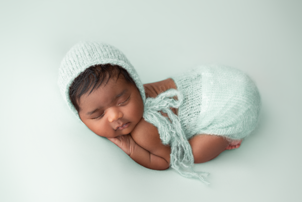 Edmonton Newborn Studio Bum Up Pose